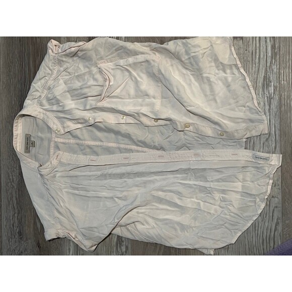 Calvin Klein Light Pink Women’s Blouse Button Down Top business dress size M - Picture 2 of 6